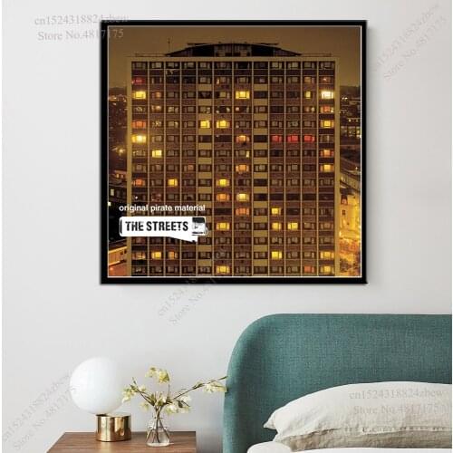 The Streets Poster Rapper Singer Music Album Original Pirate Material Canvas Painting Wall Art Posters and Prints Home Decor
