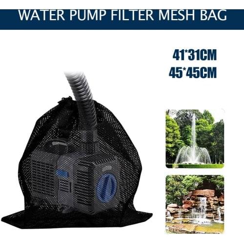 2Pcs Filter Net Mesh Bag Acquarium Pond Biochemical Ball Carbon Media Ammonia Aquarium Fish Tank Isolation Bag