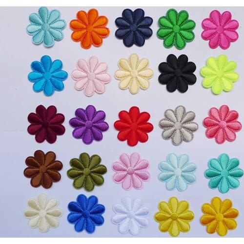 Cute Daisy Sunflower Flowers Embroidery Sew Iron On Patches Badges For DIY Crafts Dresses T-shirt Bag Hat Jeans Clothes Applique