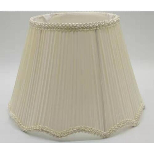 E27 nordic lamp shade for table lamp beige color Fabric round lampshade modern DIY lamp shade cover for home decoration