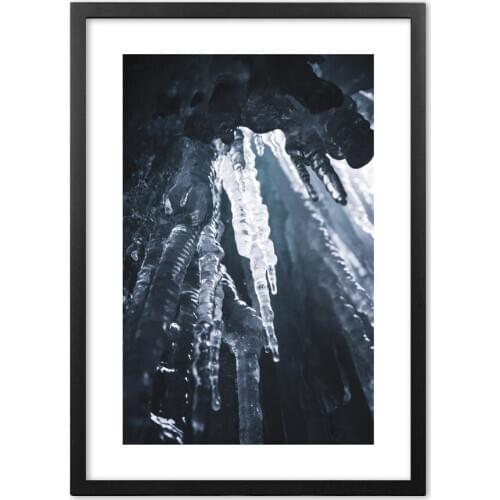 Nordic Modern Ice Cone Photography Wall Art Print paper Painting Nordic Posters And Prints Wall Pictures For Living Room Decor