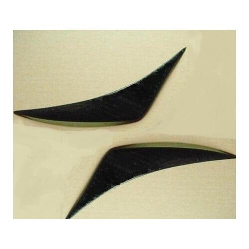 Fiberglass Headlight Bottom Eyebrows Eyelids Covers for 2008-2016 Hyundai Genesis Coupe