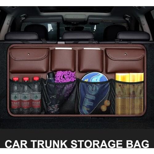 Car Storage Bag Trunk Storage Hanging Bag Universal Backseat Organizer Creative Car Interior Decoration Vehicle Accessories