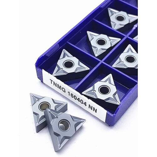 TNMG160404 NN LT10 PVD External turning tool metal lathe tools CNC high quality Carbide inserts Cutting tool TNMG 160404