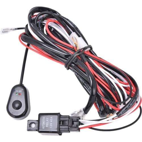 Roof Spotlights High Power Harness Led Strip Light Switch Line Group One For One Drag Two Work Light Switch Line Group