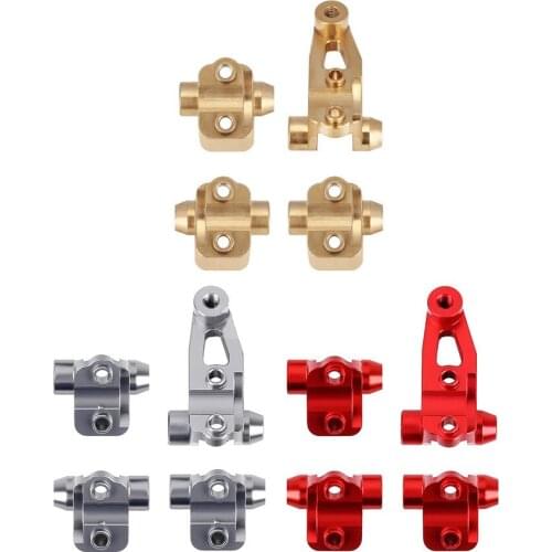 Aluminum Alloy Pull Rod Steering Rod Link Tie Rod Mount rc car parts Brass Front/Rear Axle for Trx-4 Trx-6 RC Car Upgrade Parts