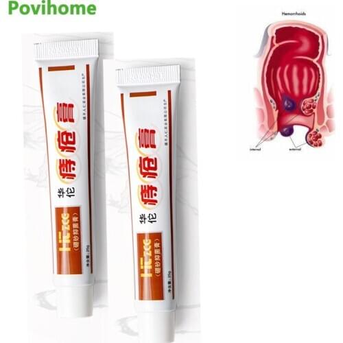 1pcs Hemorrhoids Treatment Cream Mixed External & Internal Anal Fissure Pain Relief Chinese Herbal Ointment Health Care