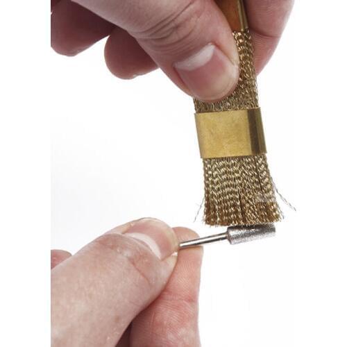 1pc copper nail drill bits clean brush nail art drill cleaner manicure device tools hardware fresa tool