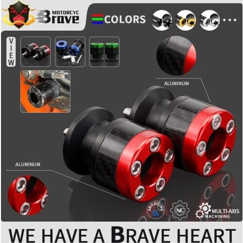 2020 Universal M6 M8 M10 Aluminum Motorcycle Swingarm Spools slider for Yamaha YZF R1 R3 R6 MT 07 09 10 XJ6 mt07 fz1