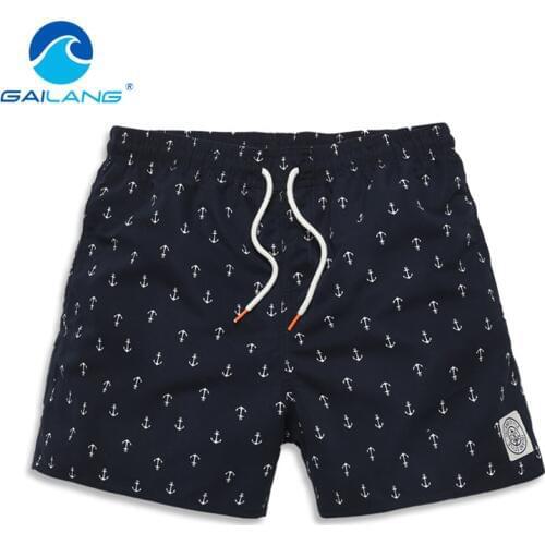 Gailang Brand Men Beach Shorts Board Trunks Shorts Casual Quick Drying Male Swimwear Swimsuits Bermuda Casual Active Sweatpants