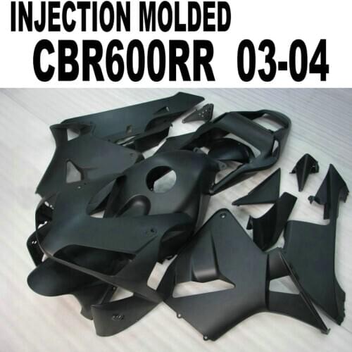 CBR 600 RR 2003 2004 CBR 600RR 04 03 For Honda Best Fairings ( Matte black ) Fairing kit AP80
