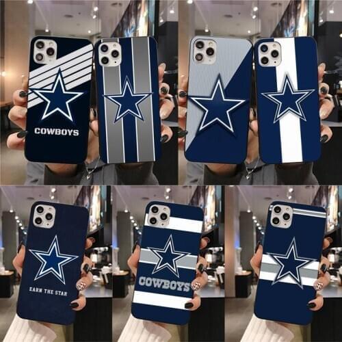 Five-pointed star dallas cowboys Phone Case for iphone 12 pro max mini 11 pro XS MAX 8 7 6 6S Plus X 5S SE 2020 XR case