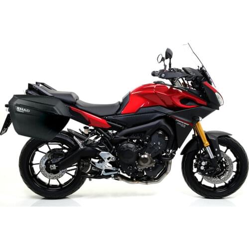 For YAMAHA MT 09 Tracer FJ-09 SHAD SH23 Side Boxs+Rack Set Motorcycle Luggage Case Saddle Bags Bracket Carrier System