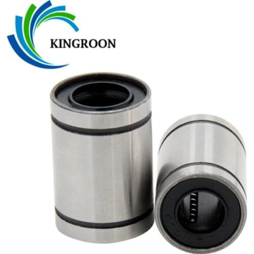 2pcs/lot Linear Ball Bearings LM6LUU LM8LUU LM10LUU LM12LUU 6mm 8mm 10 Part Bush Bushing 3D Printers Parts Aluminum Accessories