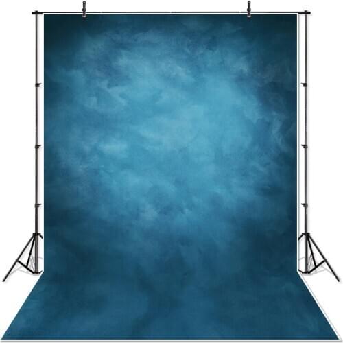 NeoBack Vinyl Blue Tone Old Master Misty Abstract Portrait Photography Background Brown Professional Studio Photo Backdrop