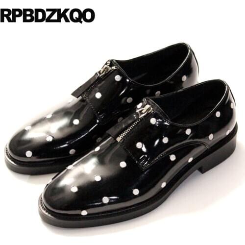 Luxury New Casual Genuine Leather Rubber Oxfords Prom Club Designer Black Real Plus Size High Quality Men Party Shoes Classic