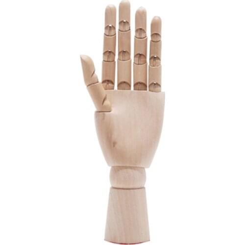 Puppets Hand Model Finger Home Decoration Crafts Manikin Artist Painting Drawing Sketch Mannequin Art Ornaments Wooden