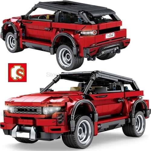 SEMBO Famous Technical City SUV Off-road Vehicle Building Blocks Competitive Racing Model Car Assembly Bricks Toys For Children