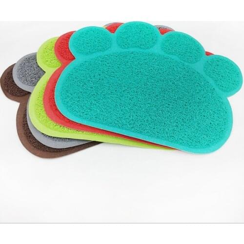 Lovely Cat Dog Paw Printing Bath Mats Living Room Bedroom Carpet Creative Foot Pad Entrance Mat Household Anti-Slip Rugs