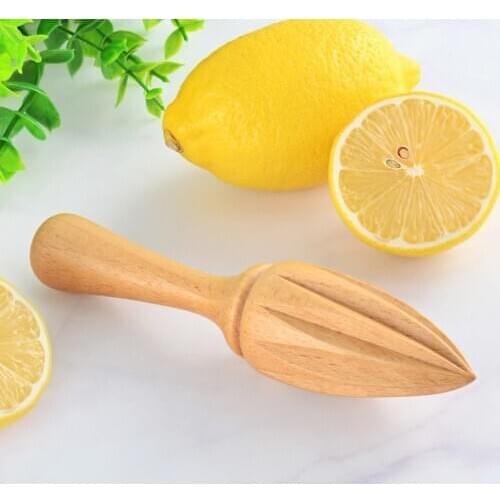 Easily Squeezes Wooden Lemon Juicer Juicer Freshly Squeezed Fresh Juices From Lemons Limes Citrus Fruits 15.5*3.8CM