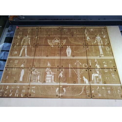 Takagism egypt escape room moving slider puzzle prop Magic Panel symbol sign props finish puzzle to open lock escape chamber