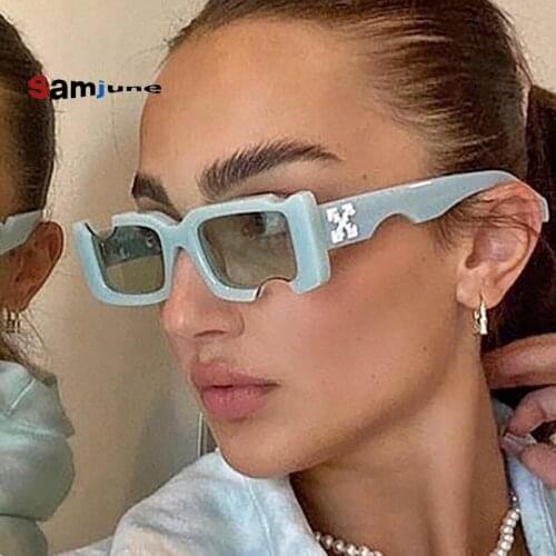 2021 New Small Box Gap Sunglasses Ladies Fashion Europe, America and Online Celebrity Box Sunglasses Women Tide