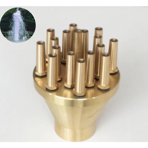 1" 1.5" 2" Straight Jet Sprayer Pond Music Brass Fountain Nozzles