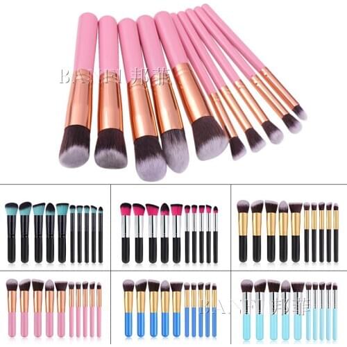 10pcs Makeup Brushes Set Professional Brushes Foundation Powder Contour Eyeshadow Make Up Brushes Beauty Makeup Brush