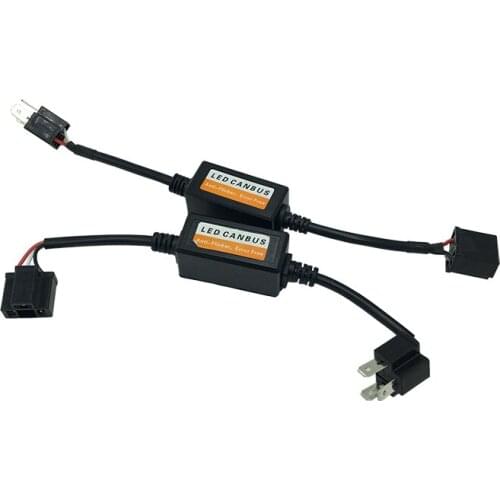 2PCS H4 LED headlamp decoder Canbus Anti-Flicker Error Free decoder EMC