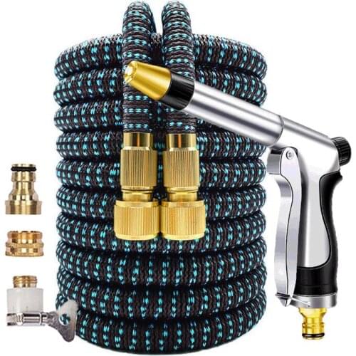 NEW Garden Hose 1/2 Flexible Expandable Watering Hose High Pressure Car Wash Hoses Pipe Spray Gun To Cleaning Irrigation Nozzle