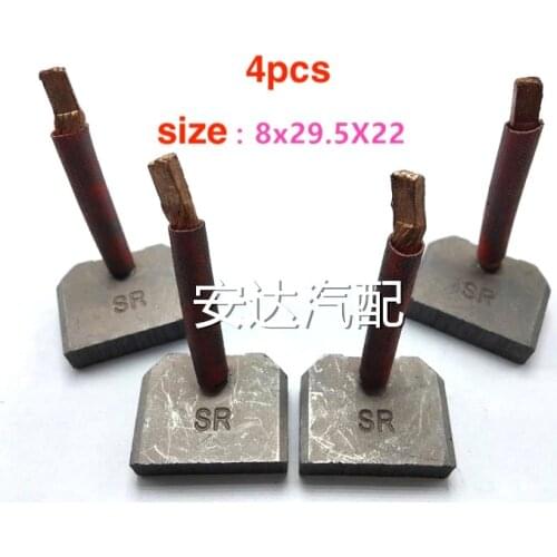 4pcs for Patelai Electric Starter motor carbon brush 8x29.5x22mm
