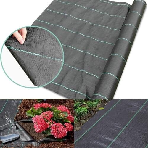 5/10M Agricultural Anti Grass Cloth Black Farm-oriented Weed Barrier Mat Mulch Thicker Orchard Garden Weed Control Fabric Tool