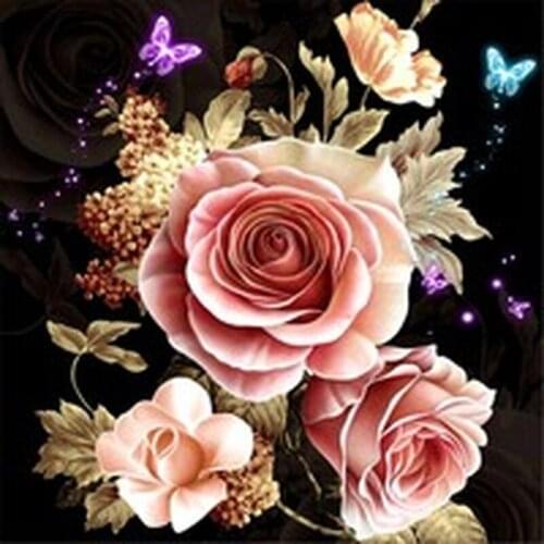 5D Diy Diamond Painting Kits Multi-style Full Round With AB Drill Living Room Decoration Embroidery Wall Stickers Mosaic Gift