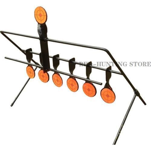 7 Plates Self Resetting Air Gun Spinner Target Hunting Target Plinking Target
