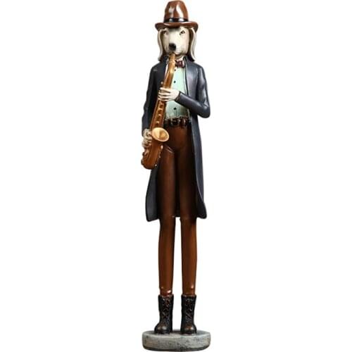 HOME DECORATION ACCESSORIES RESIN ORNAMENT LIVING ROOM DESKTOP DECORATION FIGURINES ABSTRACT ANIMAL CHARACTER SCULPTURE BAND