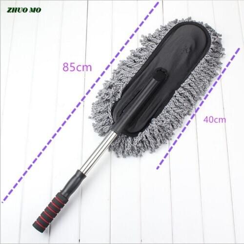 Large Microfiber Telescoping Car Wash Body Duster Brush Dirt Dust Mop Cleaning Tool Dusting Mops Dusters