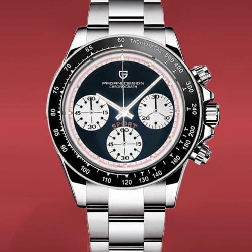 2021 PAGANI DESIGN 40mm Luxury Men Wristwatch Stainless Steel Automatic Mechanical Watch Top Brand Waterproof Watch Date Clock