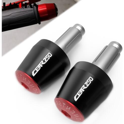 CNC Billet Aluminum Motorbike HBAR END CAP Handle Bar Cap End Plugs For Honda CBR250 1988 1990 1991 1992 1993 94 2011 2012 2013