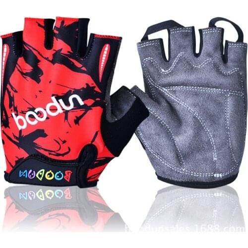 New Summer Half Finger Cycling Gloves Kids Skate Sports Riding Road Mountain Gloves for Boys and Girls Child