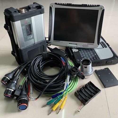 2021 MB Star Diagnosis Tool SD C5 with Laptop CF-19 for Panasonic CF19 Toughbook install 2021.06v ssd for MB Star C5 Connect