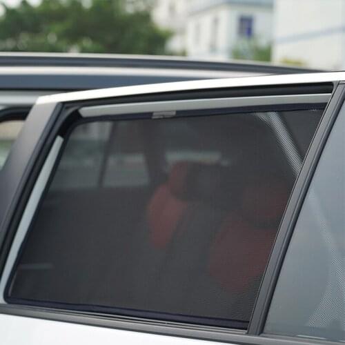 For Hyundai Santafe DM 2013-2018 Front Windshield Car Sunshade Side Window Blind Sun Shade Magnet Visor Mesh Curtain Accessories