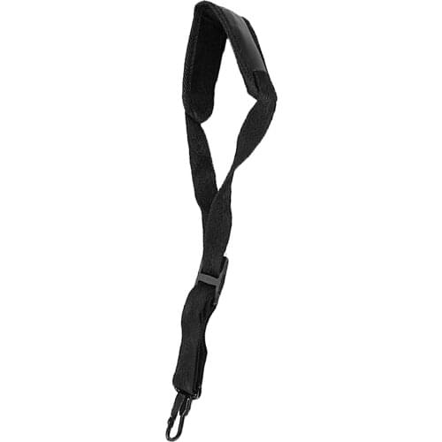 Saxophone Neck Strap PU Leather Soft Sax Strap Padded for Alto Sax Tenor Clarinet Baritone Soprano Horn Music Instrument