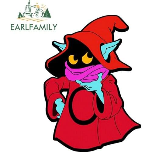 EARLFAMILY 13cm x 9.3cm for He Man Masters Orko Vinyl Car Stickers Windows Decal Personality Refrigerator Graffiti Decoration