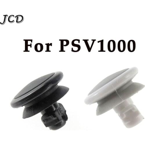 JCD 2pcs white black 3D Analog Joystick cap For PSV1000 Button Joystick Rocker cap For Psvita 1000 PSV 1000