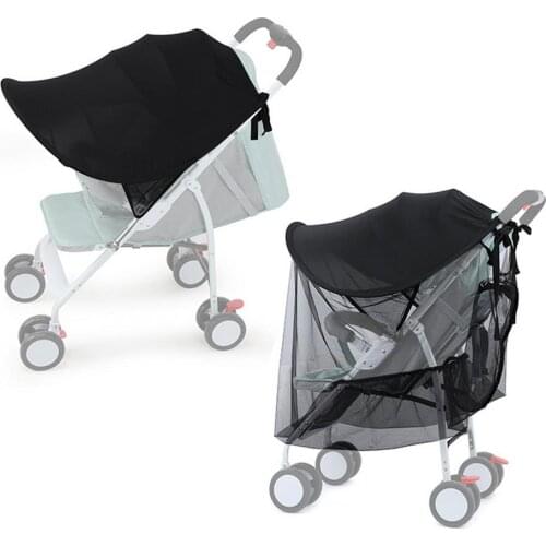 Baby Stroller Sun Shade Multi-functional Extended Sun Protection Shade Fits Most Strollers Baby Stroller Accessories Sunshade