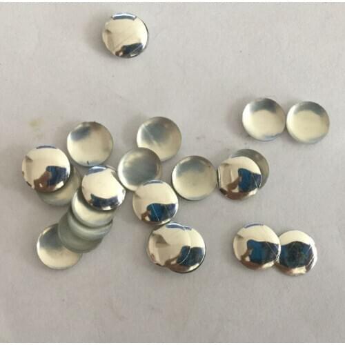 500pcs 7mm Round Silver Flat Back Studs Hotfix Iron On Glue FlatBack DIY Rhinestuds Hot fix Nailheads Accessories