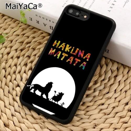 MaiYaCa King of the Jungle Lion Phone Case Cover for iPhones 5 SE 6 6s 7 8 Plus X XR XS 11 12 Pro max samsung galaxy S8 S9 S10