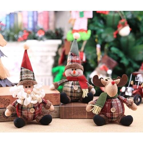 Happy New Year Christmas Tree Decor Ornaments Xmas Gift Santa Claus Snowman Pendant Doll Hang Decor For Home Noel Natal 2022