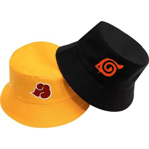 Anime Ninja Cosplay bucket hat collapsible basin hat outdoor air visor hat canvas hat