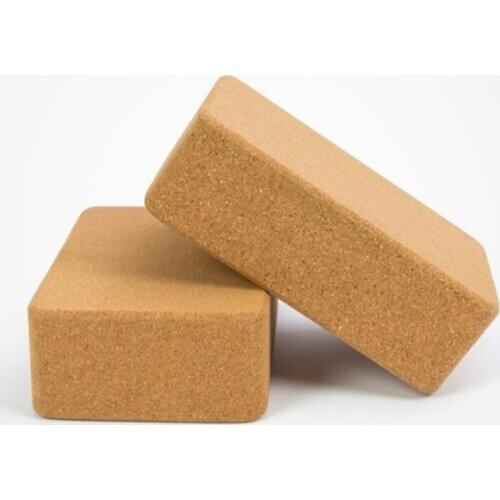 Cork Yoga Block Workout Fitness Sport Brick Training Environmental Protection Tasteless Sports Equipment Gym Yoga Accessories
